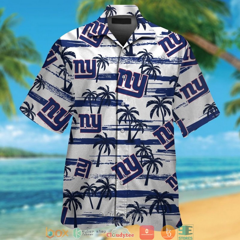 New York Giants Navy Coconut White Hawaiian Shirt, Short - Hot Sale 2025