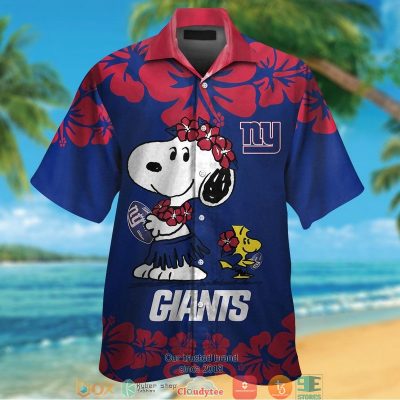 New York Giants Snoopy Hawaiian Shirt, Short - Hot Sale 2025