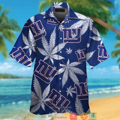 New York Giants Cannabis Hawaiian Shirt, Short - Hot Sale 2025