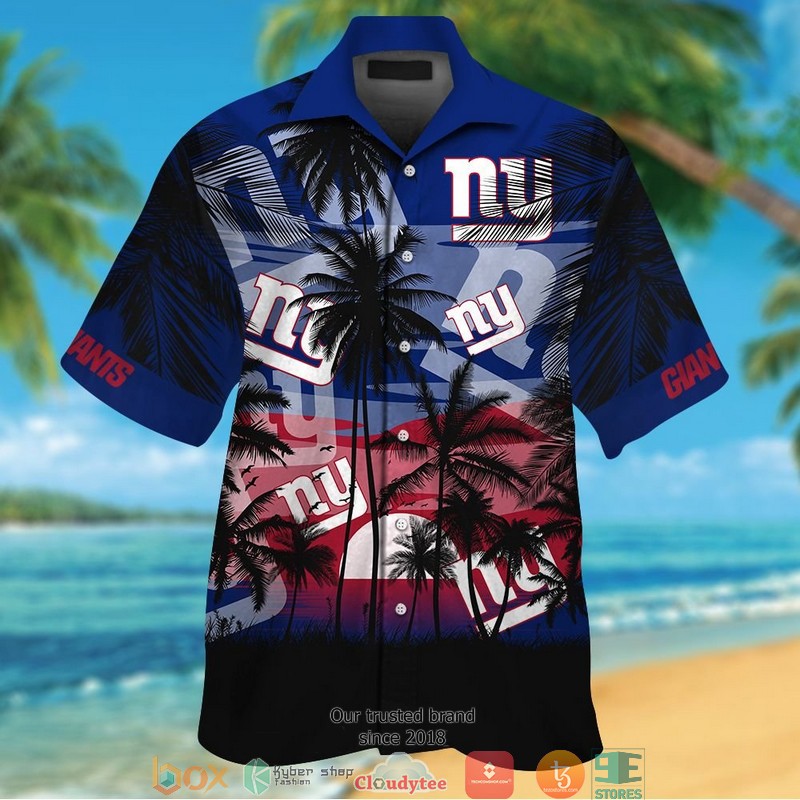 New York Giants Coconut Island Sunset Hawaiian Shirt, Short - Hot Sale 2025