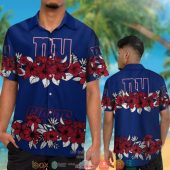 New York Giants Hibiscus Flowers Line Hawaiian Shirt Short 1 768x768 1.jpg - demo10