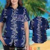 New York Giants Hibiscus Flowers Pattern Hawaiian Shirt Short 1 2 768x768 1.jpg - demo10