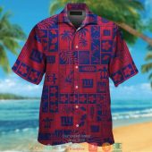 New York Giants Hibiscus Leaf Ocean Square Pattern Hawaiian Shirt Short.jpg - demo10