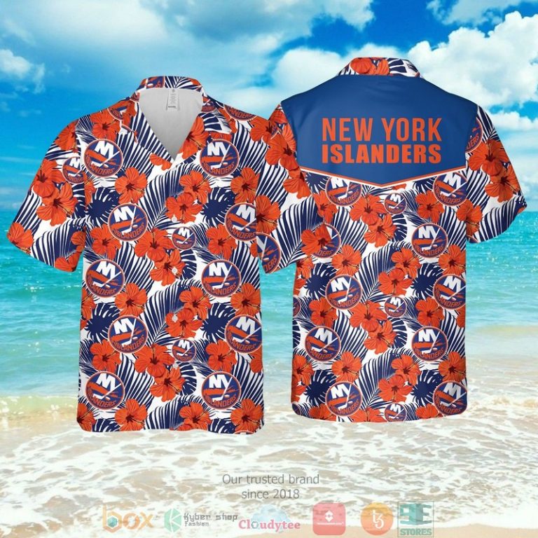 New York Islanders Nhl Hibiscus Hawaiian Shirt, Shorts - Hot Sale 2025
