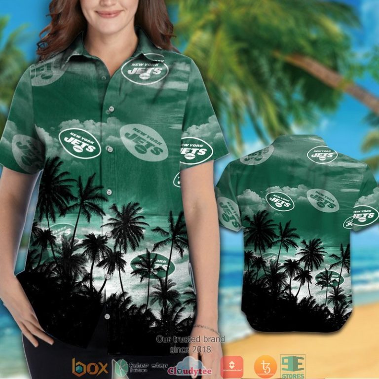 New York Jets Coconut Island Green Hawaiian Shirt, Short - Hot Sale 2025