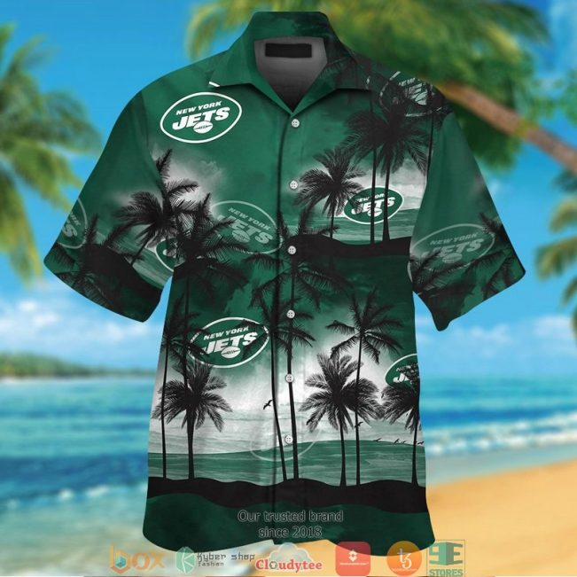 New York Jets Coconut Island Ocean Hawaiian Shirt, Short - Hot Sale 2025