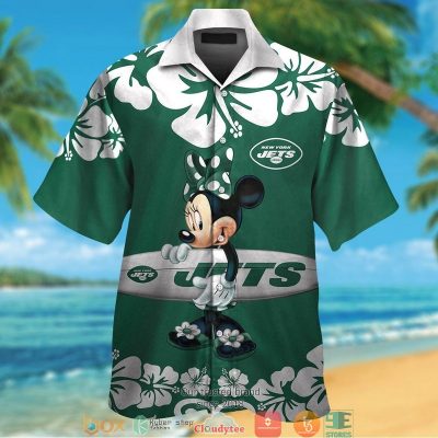 New York Jets Minnie Mouse Hawaiian Shirt, Short - Hot Sale 2025