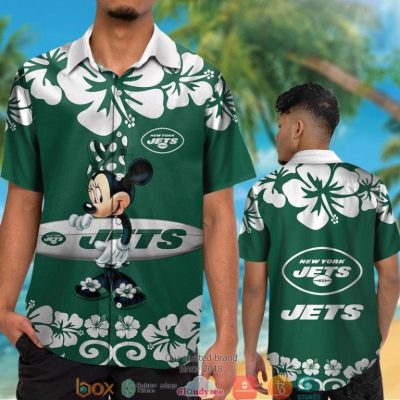 New York Jets Minnie Mouse Hawaiian Shirt, Short - Hot Sale 2025