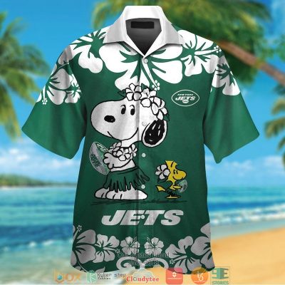 New York Jets Snoopy Hawaiian Shirt, Short - Hot Sale 2025