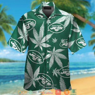 New York Jets Cannabis Hawaiian Shirt, Short - Hot Sale 2025