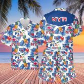New York Rangers Nhl Pineapple Hawaiian Shirt Shorts.jpg - demo10