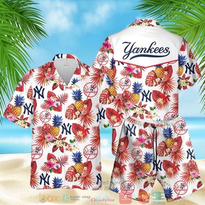 New York Yankees Mlb Pineapple Hawaiian Shirt, Shorts - Hot Sale 2025