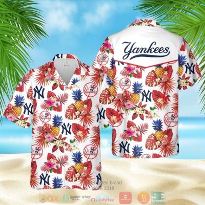 New York Yankees Mlb Pineapple Hawaiian Shirt, Shorts - Hot Sale 2025