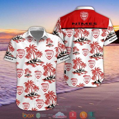 Nimes Olympique Hawaiian Shirt, Beach Short - Hot Sale 2025
