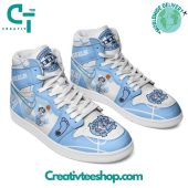 North Carolina Tar Heels Go Heels Hight Top Air Jordan 1 Sneaker - demo10