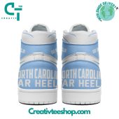 North Carolina Tar Heels Go Heels Hight Top Air Jordan 1 Sneaker - demo10