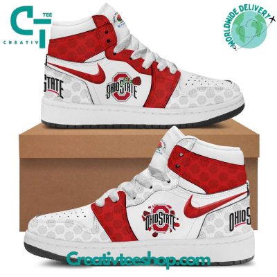 Ohio State Buckeyes x Rose Bowl Game 2025 Limited Edition Air Jordan 1 Sneaker - soulcals.com