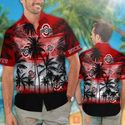 Ohio State Buckeyes Tropical Hawaiian Shirt And Shorts - Hot Sale 2025