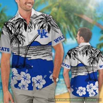 Kentucky Wildcats Hibiscus Hawaiian Shirt Beach Short - Hot Sale 2025