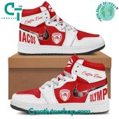 Olympiacos Basketball Air Jordan 1 Sneaker - soulcals.com