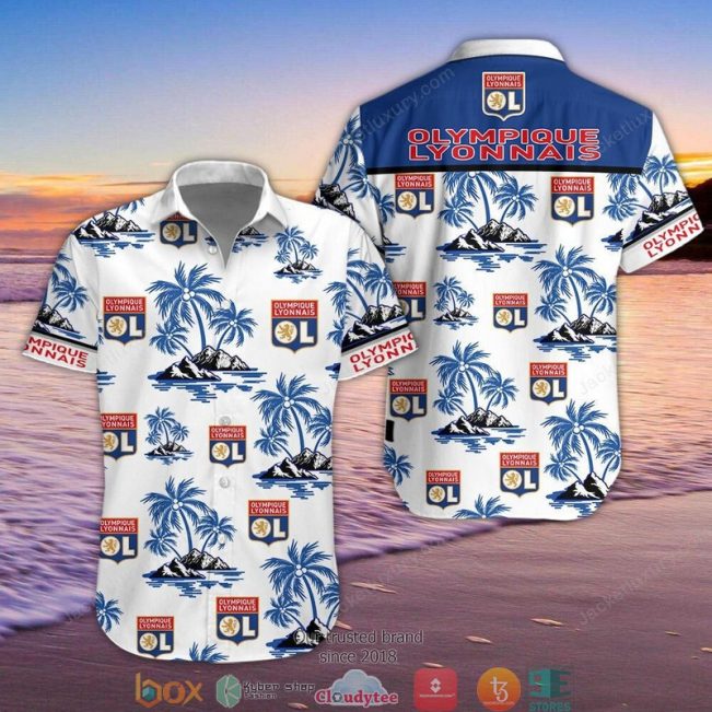 Olympique Lyonnais Hawaiian Shirt, Beach Short - Hot Sale 2025