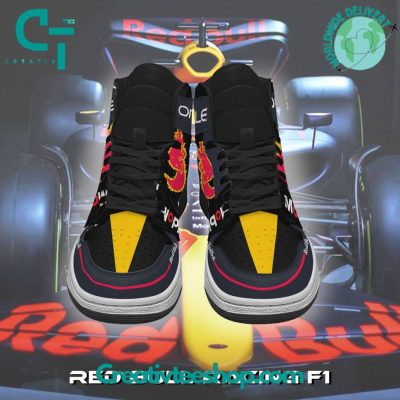 Oracle Red Bull Racing F1 Air Jordan 1 Sneaker - soulcals.com