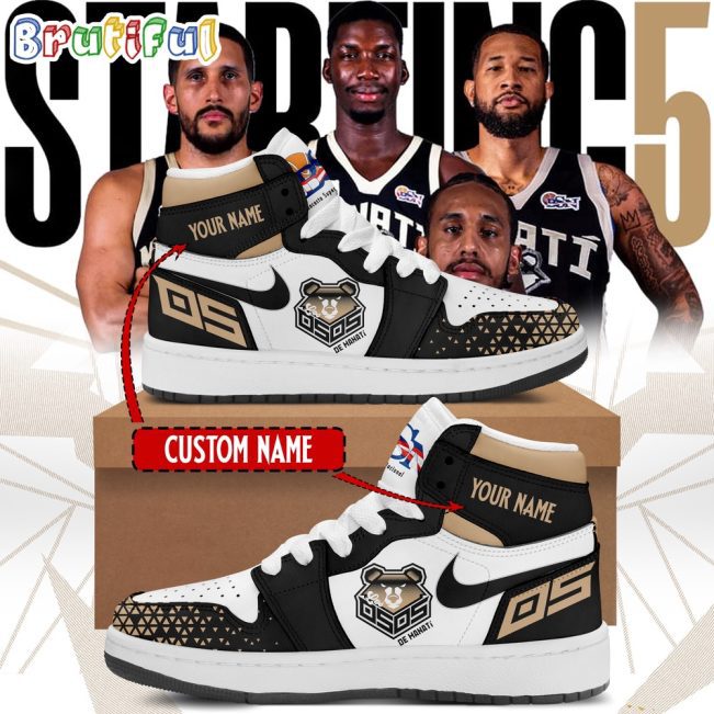 Osos De Manati Basketball 2024 Air Jordan 1 Hightop Shoes