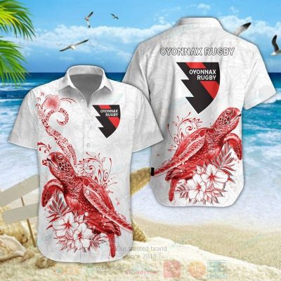 Oyonnax Rugby Turtle Hawaiian Shirt, Short - Hot Sale 2025