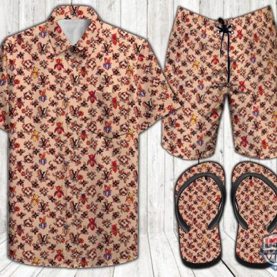 Louis Vuitton Combo Hawaiian Shirt And Short 28 - Hot Sale 2025