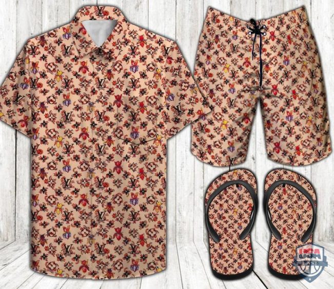 Louis Vuitton Combo Hawaiian Shirt And Short 28 - Hot Sale 2025