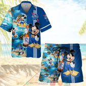 Pabst Blue Ribbon Mickey Mouse On The Beach 3d Hawaiian Shirt Short.jpg - demo10