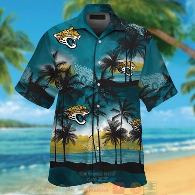 Palm Tree Jacksonville Jaguars Dark Teal Hawaii Shirt, Shorts - Hot Sale 2025