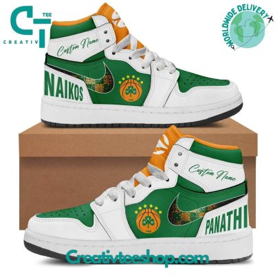 Panathinaikos BC Basketball Air Jordan 1 Sneaker - soulcals.com