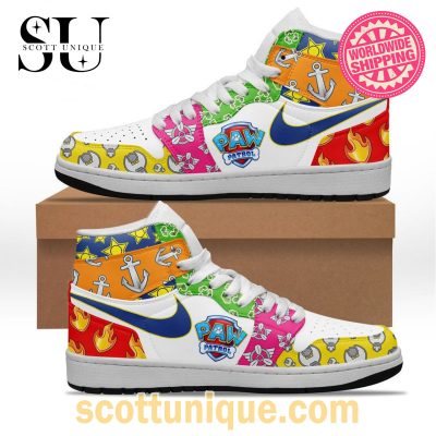 Paw Patrol Nike Air Jordan 1 High Top Sneaker -Soulcals.com