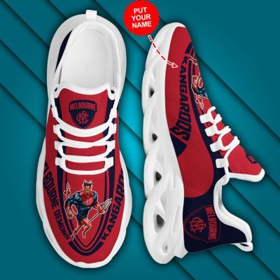 AFL Melbourne Demons Custom Name Max Soul Shoes
