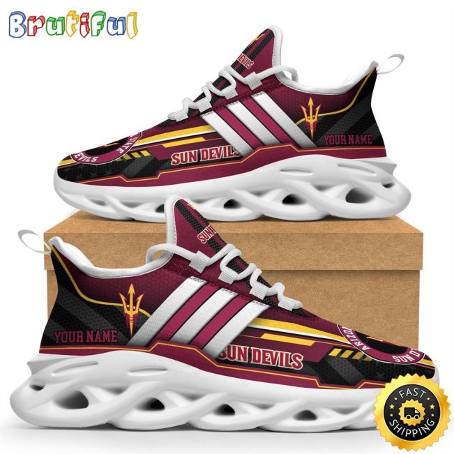 Personalized Arizona State Sun Devils Max Soul Shoes Sneakers Elevate Your Every Step