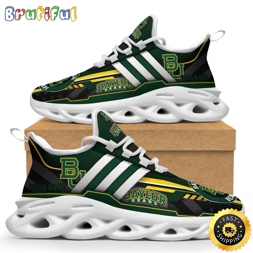 Personalized Baylor Bears Max Soul Shoes Sneakers Elevate Your Every Step