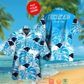 Personalized Carolina Panthers Monstera Deliciosa Hawaiian Shirt Short.jpg - demo10