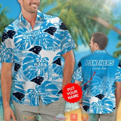 Personalized Carolina Panthers Monstera Deliciosa Hawaiian Shirt, Short - Hot Sale 2025
