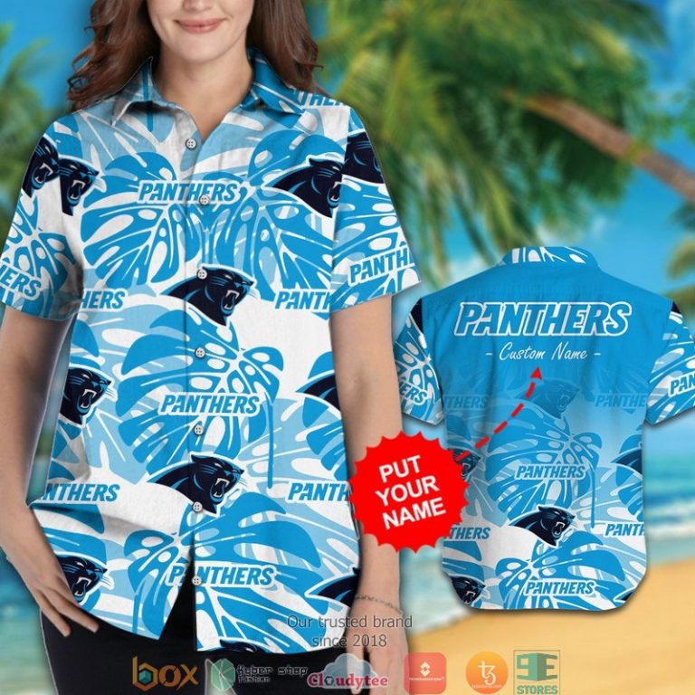 Personalized Carolina Panthers Monstera Deliciosa Hawaiian Shirt, Short - Hot Sale 2025