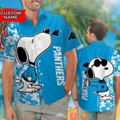 Personalized Carolina Panthers Snoopy Hawaiian Shirt Short 1 768x768 1.jpg - demo10