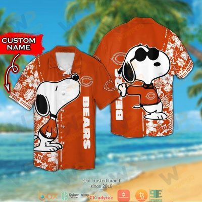 Personalized Chicago Bears Snoopy Hawaiian Shirt, Short - Hot Sale 2025