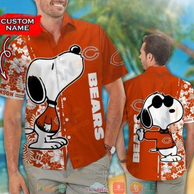 Personalized Chicago Bears Snoopy Hawaiian Shirt, Short - Hot Sale 2025