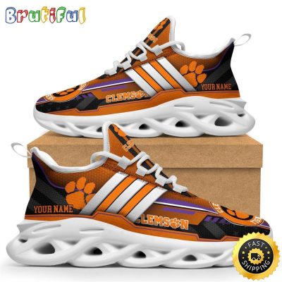Personalized Clemson Tigers Max Soul Shoes Sneakers Elevate Your Every Step