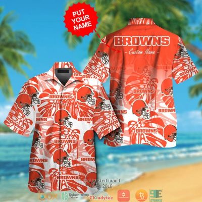 Personalized Cleveland Browns Monstera Deliciosa Hawaiian Shirt, Short - Hot Sale 2025