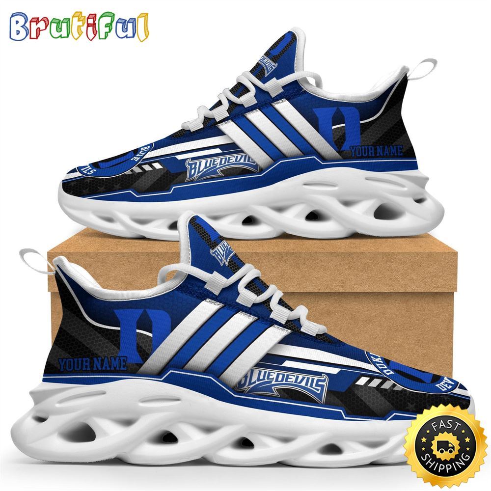 Personalized Duke Blue Devils Max Soul Shoes Sneakers Elevate Your Every Step