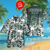 Personalized Green Bay Packers Tropical Plants Custom Hawaiian Shirt And Shorts.jpg - demo10