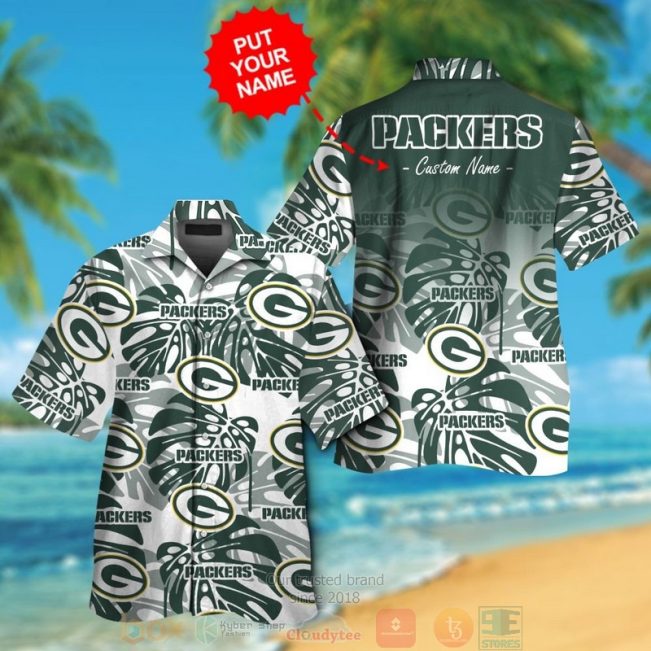 Personalized Green Bay Packers Tropical Plants Custom Hawaiian Shirt And Shorts - Hot Sale 2025