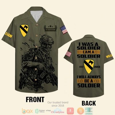 Personalized I Will Always Be A Soldier Veteran Hawaiian Shirt, Short - Hot Sale 2025