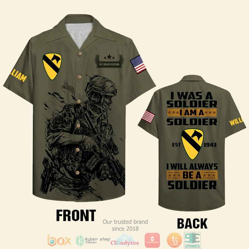 Personalized I Will Always Be A Soldier Veteran Hawaiian Shirt, Short - Hot Sale 2025